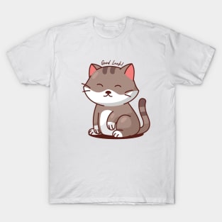 Good Luck Cat T-Shirt